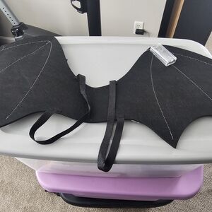 Black Bat Wings, Medium With Lights Costume